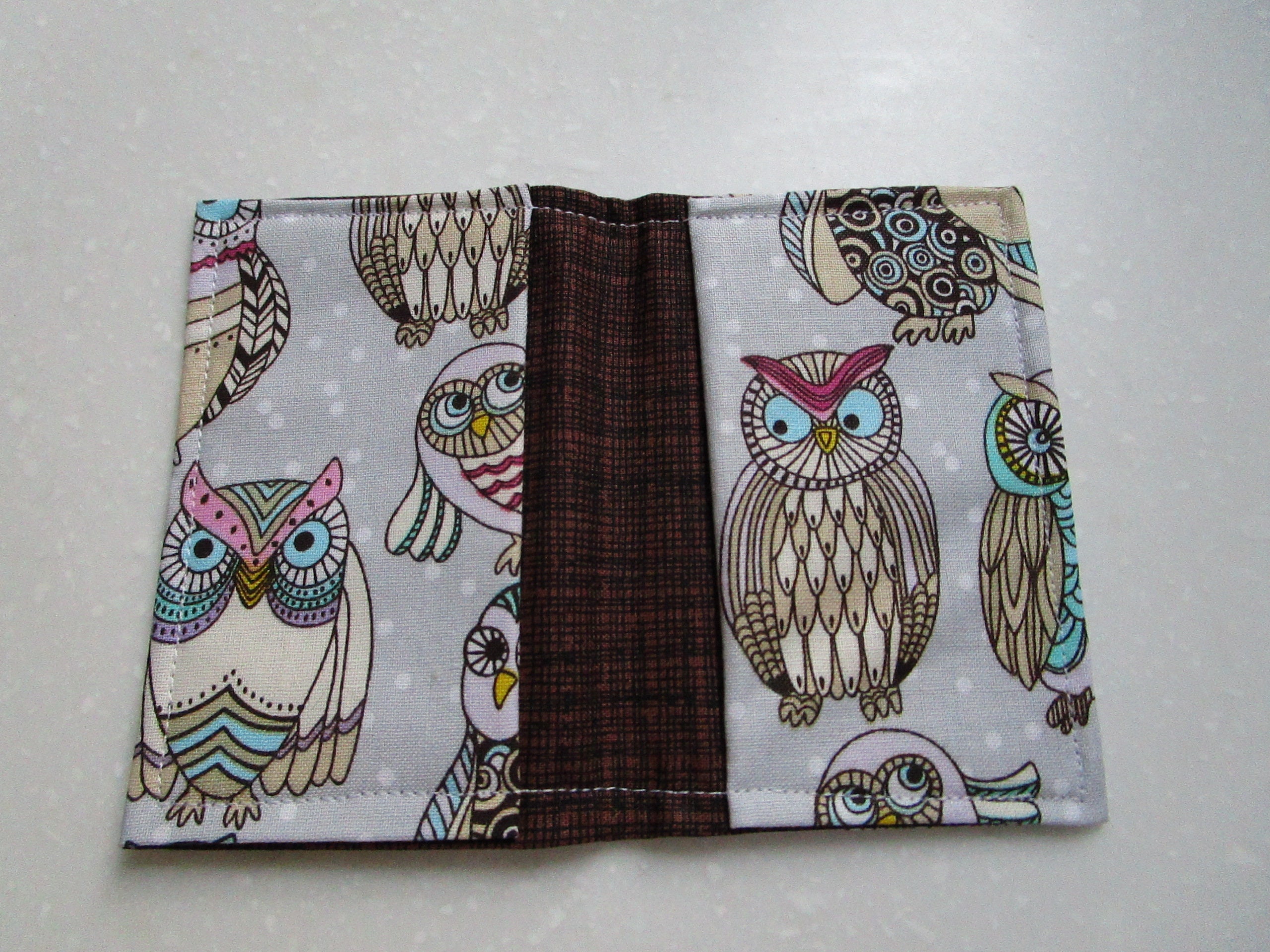 Uil damesportemonnee, theezakjeshouder, visitekaarthouder, badge-ID - Etsy  België, image size:2560x1920