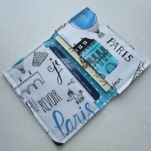 Paris Gift, ID Badge, Womens Wallet, Business Card Holder image 3