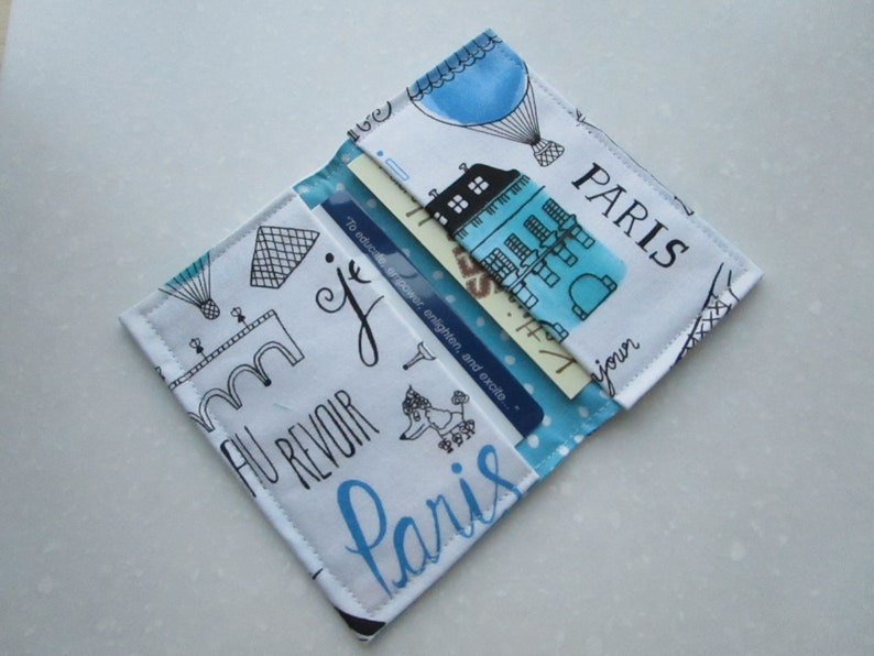 Paris Gift, ID Badge, Womens Wallet, Business Card Holder image 3