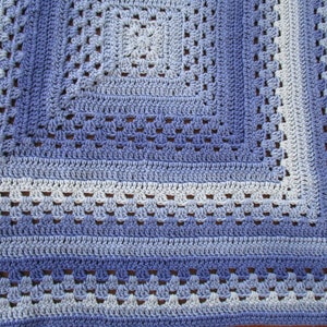 Granny Square Crochet Blanket Pattern: Any Size Throw (PDF Pattern)