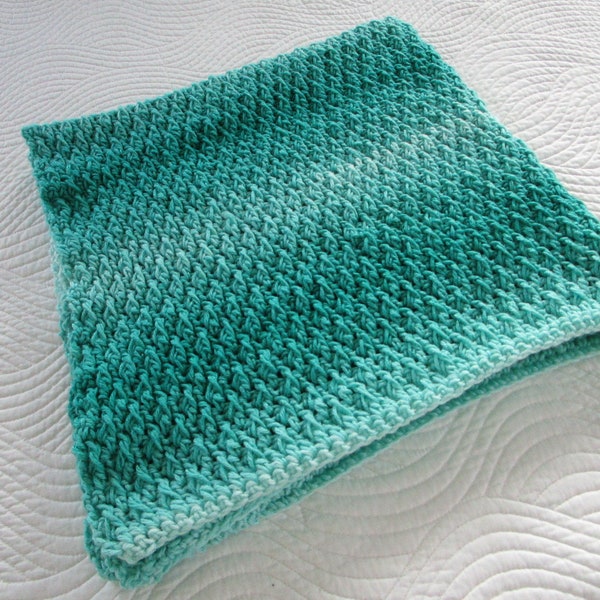Easy Crochet Blanket Pattern, Throw Blanket, Beginner Afghan, Baby Blanket, Alpine Stitch Blanket