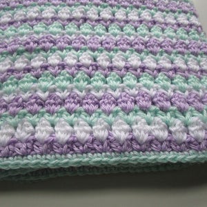 Easy Crochet Blanket Pattern, Chunky Throw, Beginner Crochet Afghan image 4