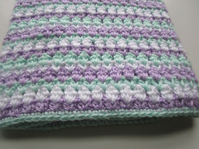 Easy Crochet Blanket Pattern, Chunky Throw, Beginner Crochet Afghan image 4