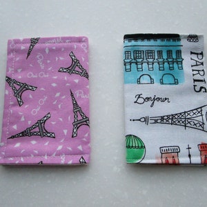 Paris Gift, ID Badge, Womens Wallet, Business Card Holder image 1