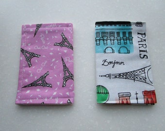 Paris Gift, ID Badge, Womens Wallet, Business Card Holder