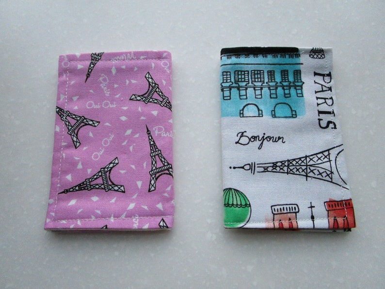 Paris Gift, ID Badge, Womens Wallet, Business Card Holder image 1