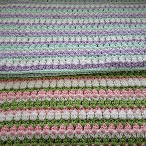 Easy Crochet Blanket Pattern, Chunky Throw, Beginner Crochet Afghan image 2