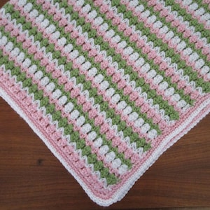 Easy Crochet Blanket Pattern, Chunky Throw, Beginner Crochet Afghan image 8