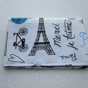 Paris Gift, ID Badge, Womens Wallet, Business Card Holder image 10