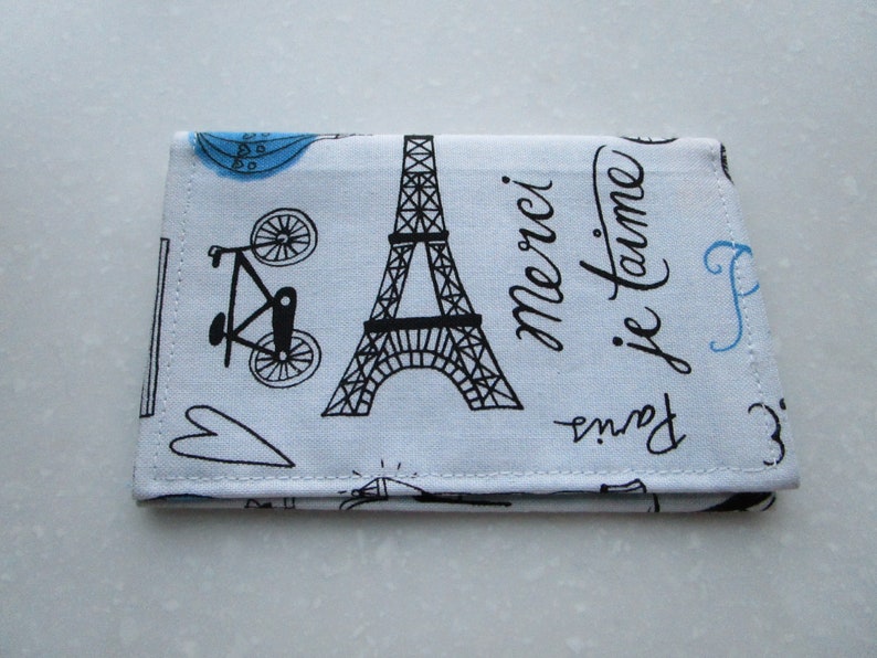 Paris Gift, ID Badge, Womens Wallet, Business Card Holder image 10