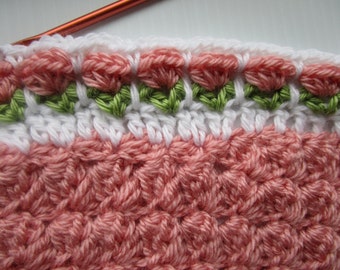 Flower Garden Crochet Baby Blanket Pattern (PDF)