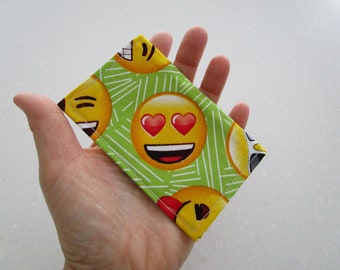 Emoji Party Womens Wallet, Badge Holder, Best Friend Gift Card Holder