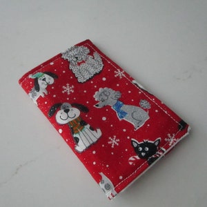 Cartera de razas de perros, cartera para mujer, tarjetero, porta credencial, porta identificación