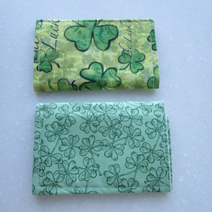 Día de San Patricio, Cartera minimalista, Trébol irlandés de cuatro hojas