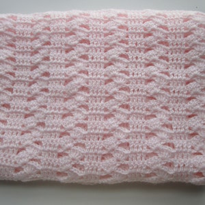 Modern Crochet Baby Blanket Patterns, Throw Blanket, Chunky Afghan image 5