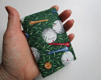 Golf Gifts, Mens Wallet, Business Card Holder, ID Badge Holder