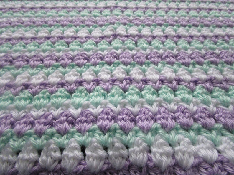 Easy Crochet Blanket Pattern, Chunky Throw, Beginner Crochet Afghan image 7