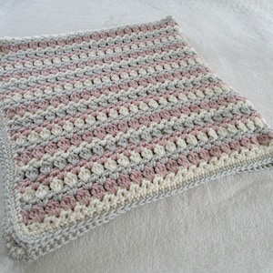 Easy Crochet Blanket Pattern, Chunky Throw, Beginner Crochet Afghan image 3