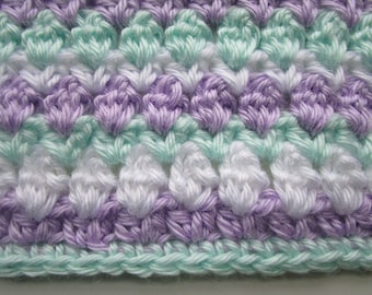 Easy Crochet Blanket Pattern, Chunky Throw, Beginner Crochet Afghan