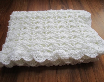 Crochet Baby Blanket Pattern, Crochet Throw Blanket, Crochet Lace Blanket