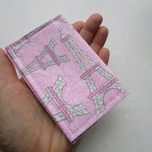 Cartera para mujer con la Torre Eiffel de París, tarjetero, credencial y tarjetero de regalo.