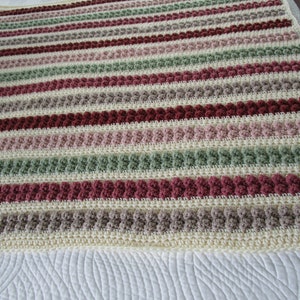 Crochet Baby Blanket Pattern, Chunky Blanket, Crochet Throw Blanket, Crochet Patterns image 6