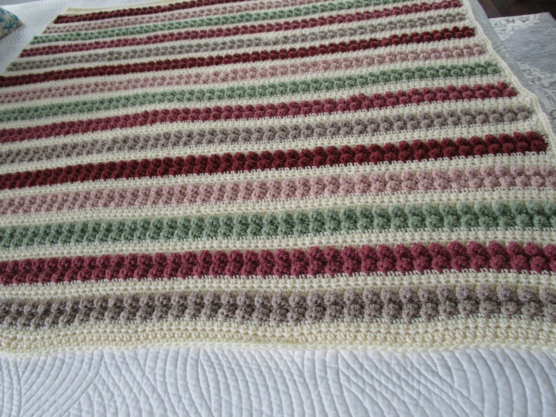 Crochet Baby Blanket Pattern, Chunky Blanket, Crochet Throw Blanket, Crochet Patterns image 6