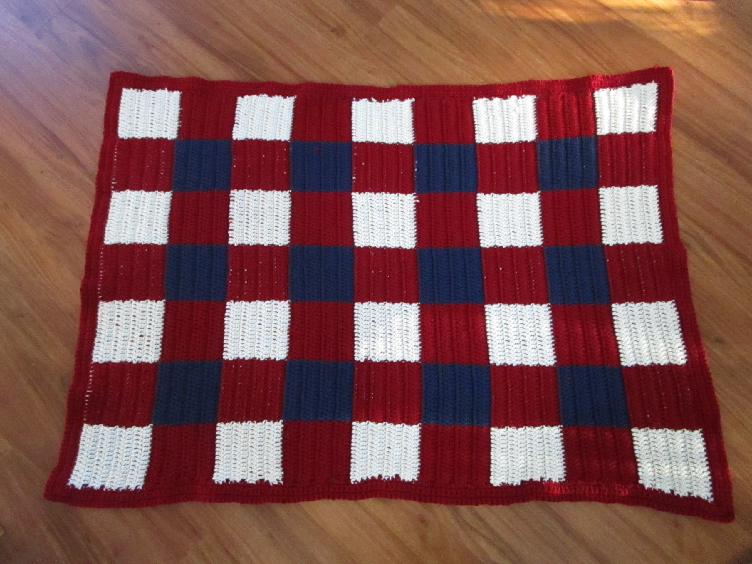 Buffalo Plaid Crochet Baby Blanket Crochet Throw Blanket Etsy
