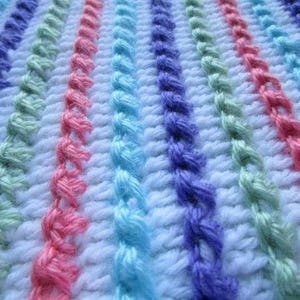 Easy Crochet Baby Blanket Pattern, Crochet Afghan Pattern