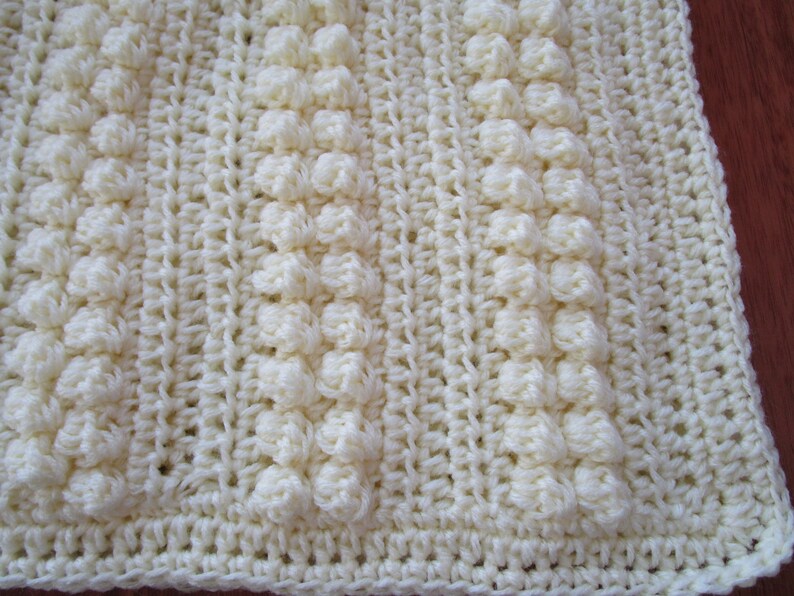 Crochet Baby Blanket Pattern, Chunky Blanket, Crochet Throw Blanket, Crochet Patterns image 5