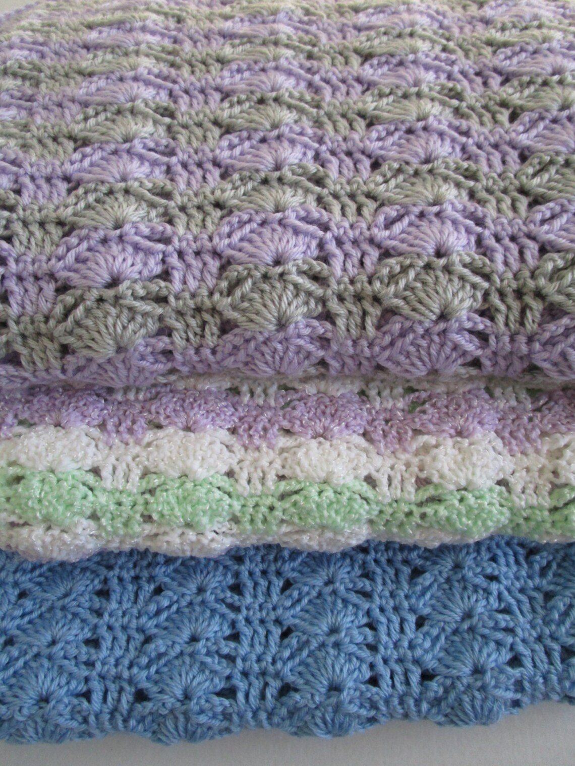 Easy Crochet Blanket Pattern Modern Crochet Throw Blanket | Etsy
