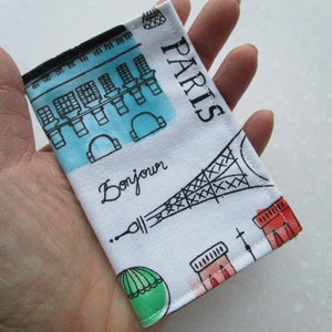 Paris Gift, ID Badge, Womens Wallet, Business Card Holder image 5