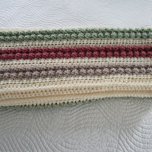 Bobble Stripe Blanket