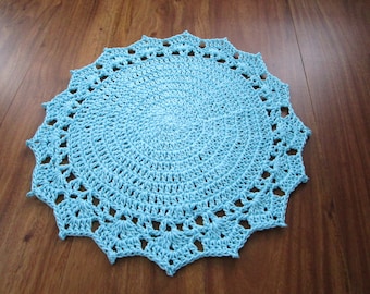 Placemats Crochet Pattern, Round Placemat, Doilies Table Decor