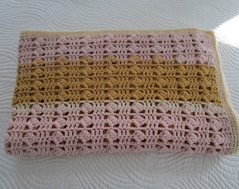 Tilted Blocks Crochet Blanket Pattern: Easy Afghan (PDF Pattern)