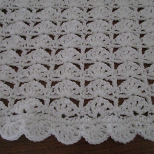 Crochet Baby Blanket Pattern, Crochet Throw Blanket, Crochet Lace Blanket