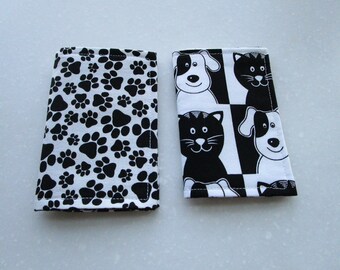 Dog / Cat Lover Gift Card Holder, Womens Wallet, Badge ID Mens Wallet