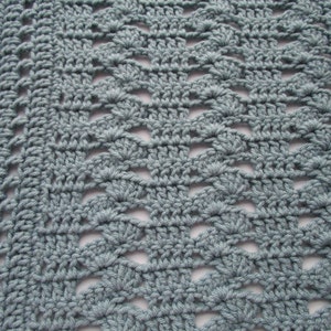 Modern Crochet Baby Blanket Patterns, Throw Blanket, Chunky Afghan image 3