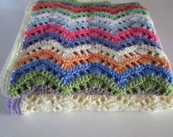 Modern Crochet Baby Blanket Pattern,  Easy Crochet Throw Blanket, Crochet Patterns