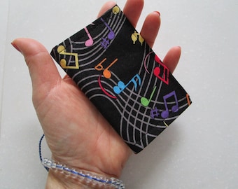 Music Teacher Gifts, Womens Wallet, Business Card Holder, Badge Holder