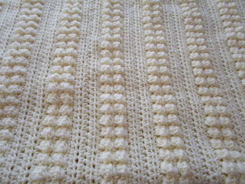 Crochet Baby Blanket Pattern, Chunky Blanket, Crochet Throw Blanket, Crochet Patterns image 10