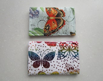 Butterfly Womens Wallet, Business Card Holder, Badge ID