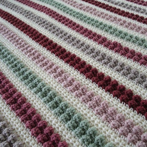 Crochet Baby Blanket Pattern, Chunky Blanket, Crochet Throw Blanket, Crochet Patterns image 1