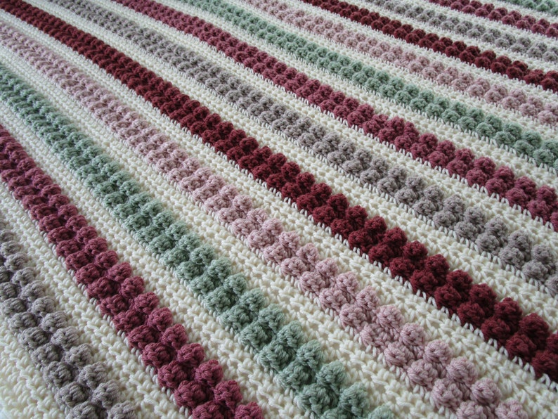 Crochet Baby Blanket Pattern, Chunky Blanket, Crochet Throw Blanket, Crochet Patterns image 1