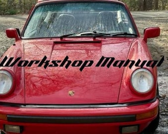 Porsche 911 Workshop Manual: 1984-1989 DIY Service (PDF)