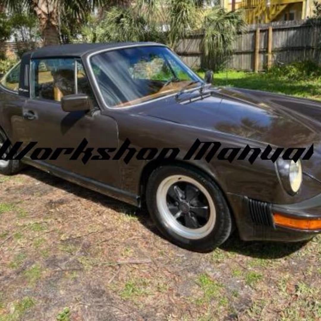 Porsche 911 (1972-1976) Workshop Service Manual (PDF) - Etsy Canada