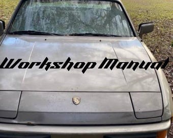 Porsche 924 Workshop Service Manual: DIY Repair Guide (PDF)
