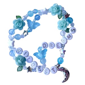 &quot;dehnbares Freundschaftsarmband • &quot;&quot;wildeste Träume&quot;&quot; • Bettelarmband.&quot;