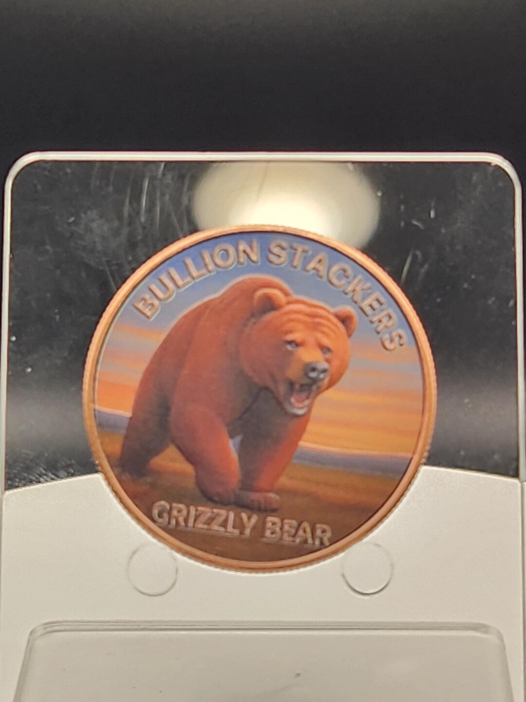 1 Oz Copper Grizzly Bear Round • Bullion Stackers Collectible - Etsy