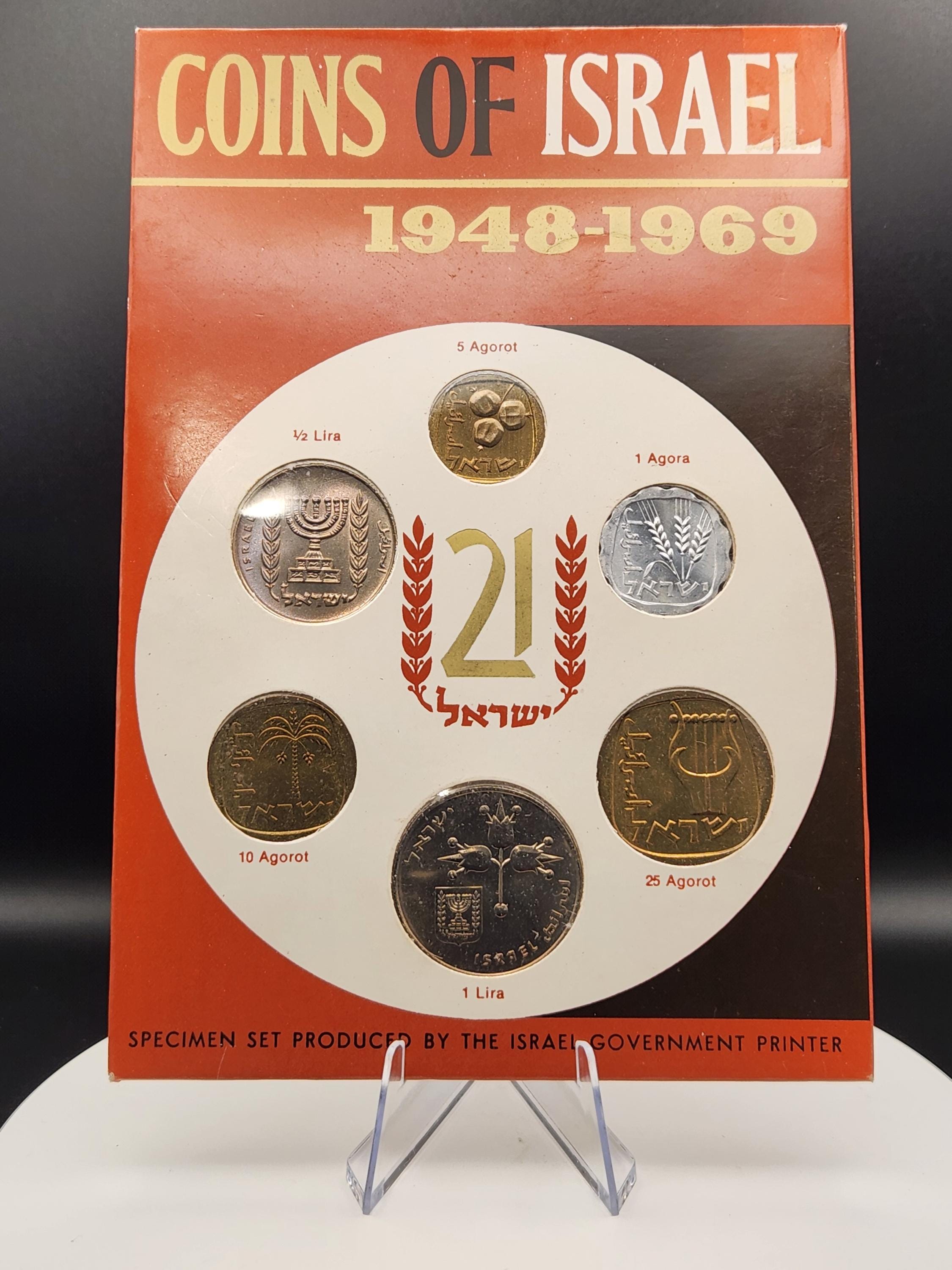 1969 Jerusalem Specimen Set • Coins of Israel 1948–1969 • Vintage